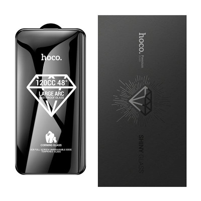 Захисне скло HOCO для iPhone 16 Pro Corning original screen large arc edge tempered glass (A35)