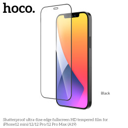 Захисне скло Hoco Shatterproof edge HD tempered film для iPhone 12 Mini 5.4 " (A19)