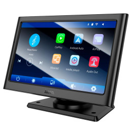 Монітор для авто HOCO Imogen Car wireless portable screen HU2 |7", 1024*600, Car Play, Android Auto|