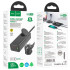 Адаптер мережевий Hoco Sharp desktop socket NS4 |1USB/2Type-C, 65W/3A, PD/QC, 4000W Socket|