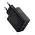 Адаптер мережевий Baseus Cube Fast Charger |2USB/1Type-C, 30W/3A, PD/QC|
