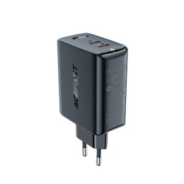 Адаптер мережевий ACEFAST GaN A29 |2Type-C, 50W/3A, PD/QC|
