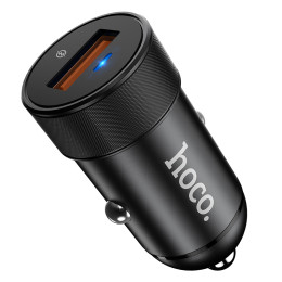 Адаптер автомобільний Hoco Compatible Super Fast Charge Z32A |1USB, 4A, QC3.0, 18W|