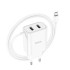 Адаптер мережевий HOCO Micro USB Cable Courser dual-port charger C103A |2USB, 2.1A|