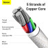 Кабель BASEUS Type-C to Type-C High Density Braided Fast Charging Data Cable |1M, 5A, 100W| (CATGD-02)