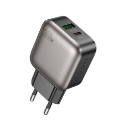 Адаптер мережевий Borofone Absolute charger BAS54A |1USB/1Type-C, 20W/3A, PD/QC| Адаптер мережевий Borofone Absolute charger BAS54A |1USB/1Type-C, 20W/3A, PD/QC|