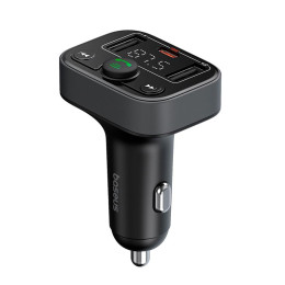 Адаптер автомобільний Baseus S-09 Lite Series Car FM Transmitter Cluster |2USB/1Type-c, PD/18W|