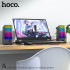 Акустика для ПК HOCO RGB Rhythmic Spectrum desktop speaker DS14 |10W, AUX, Mic|