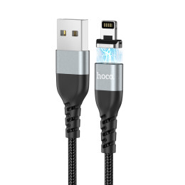 Кабель Hoco Lightning Traveller magnetic charging data cable U96 |1.2m, 2.4A|
