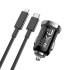 Адаптер автомобільний Hoco Type-C to Lightning Cable Leading car charger Z44 |2USB, 3A, 20W, QC/PD|
