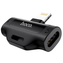 Перехідник HOCO Dual Lightning digital audio converter LS31 |2A|