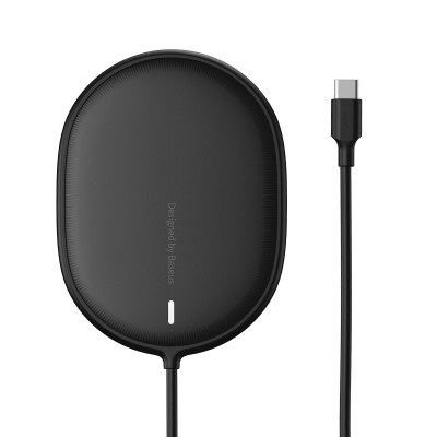 Зврядка Qi BASEUS Light Magnetic Wireless Charger (suit for IP12 with Type-C cable) |15W| (WXQJ-02}
