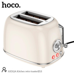 Тостер Hoco Kitchen retro toaster HJD12A |850W, 38mm slot, 6 levels|