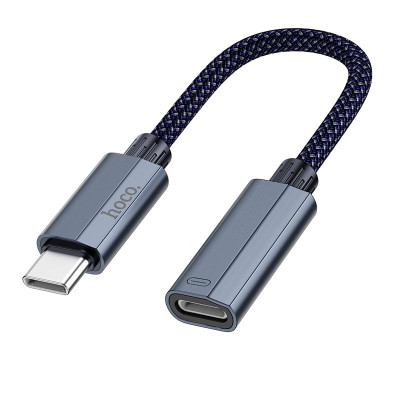 Перехідник HOCO Type-C male to iP female charging and data adapter cable UA29A |3A, 0,15m|