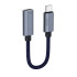 Перехідник HOCO Type-C male to iP female charging and data adapter cable UA29A |3A, 0,15m|