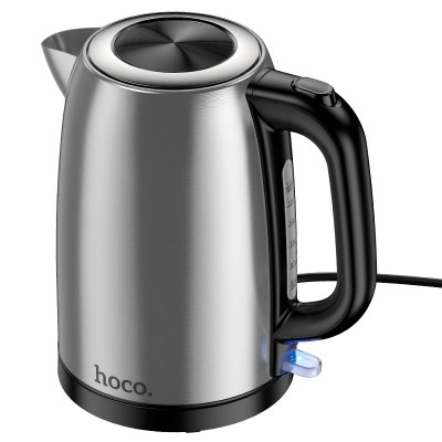 Електрочайник HOCO stainless steel electric kettle HE12 |1.7L, 1850-2200W|