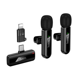 Мікрофон HOCO Type-C/Lightning Fair wireless microphone L20A |2.4G, 5-15m, 3-4h| Мікрофон HOCO Type-C/Lightning Fair wireless microphone L20A |2.4G, 5-15m, 3-4h|