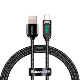 Кабель Baseus Type-C Display Fast Charging Data Cable |1m, 66W/5A|