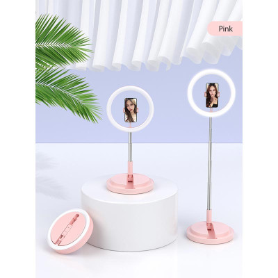 Тримач з кільцевим освітленням USAMS Stretchable and foldable holder with fill light US-ZB120 |168cm|