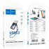 Перехідник HOCO Victory USB male to Type-C female adapter UA46B |USB3.0, 60W, LED|