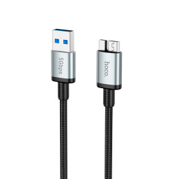 Кабель HOCO USB To Micro USB 3.0 excellent speed cable US10 |0.5m, 5Gbps| Кабель HOCO USB To Micro USB 3.0 excellent speed cable US10 |0.5m, 5Gbps|