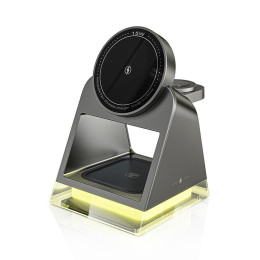 Зарядка Qi 4 in 1 Magnetic Wireless Charger W83 |15W, Phone/AirPods/iWatch|
