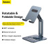 Тримач Baseus Desktop Biaxial Foldable Metal Stand (for Tablets) (B10431801811-00)