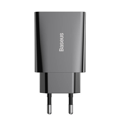 Адаптер мережевий BASEUS Speed Mini Quick Charger 1C |1Type-C, PD/QC,20W, 3A| (CCFS-SN02)