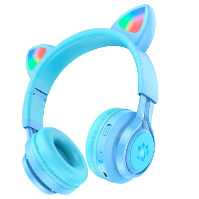 Навушники Hoco Cat ear kids BT headphones W39 |BT5.3, AUX, 10H, 85db|
