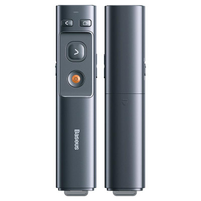 Розумна указка Baseus Orange Dot Wireless Presenter (Red Laser) |100m, USB/Type-C Receiver| (battery version)