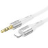 Кабель HOCO 3.5 mm to Lightning silicone digital audio conversion cable UPA22 |1M|