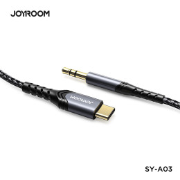 Кабель JOYROOM Audio Type-C to 3.5 mm port audio cable SY-A03 |1M|