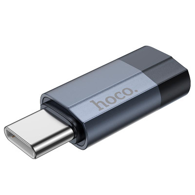 Перехідник HOCO Type-C male to iP female charging and data adapter UA29 |3A|