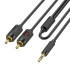 Кабель Hoco 3.5 double Lotus RCA audio cable UPA28 |1.5M|