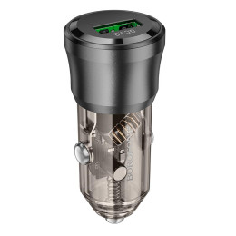 Адаптер автомобільний Borofone Noble single-port Car charger BZ23 |1USB, 18W/3A, QC3.0|