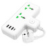 Подовжувач HOCO Voyage 2-position expansion socket AC11A |3USB/Type-C, 10A|