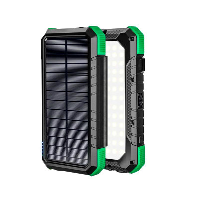 УМБ Solar power bank with 32pcs camping LED 20000mAh PN-W12Pro IPX4 |2USB/Type-C, 18W/3A, PD/QC|