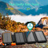 УМБ Solar power bank with 32pcs camping LED 20000mAh PN-W12Pro IPX4 |2USB/Type-C, 18W/3A, PD/QC|