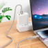 Кабель Hoco All-in-one charging data cable c / iP to C / LED light U138 |1.2m, PD27/60W|
