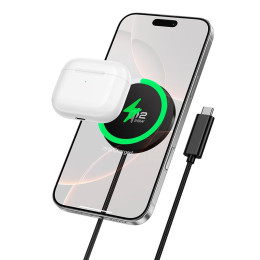 Зарядка Qi2.2 HOCO Fast magnetic wireless fast charger CW63 Pro |25W Max|