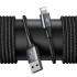 Кабель BASEUS Combo USB to Lightning / 2USB Special Data Cable for Backseat |1.5m, 3A|
