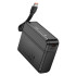 УМБ HOCO Excellent PD power bank with 2-way cable 10000mAh Q38 |2Type-C/1Lightning, 20W/3A, PD/QC| УМБ HOCO Excellent PD power bank with 2-way cable 10000mAh Q38 |2Type-C/1Lightning, 20W/3A, PD/QC|