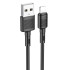 Кабель Hoco Lightning Victory charging data cable X83 |1m, 2.4A|