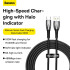 Кабель Baseus Type-C Glimmer Series Fast Charging Data Cable |2m, 100W|