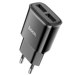 Адаптер мережевий HOCO Star round dual Port charger C88A |2USB, 2.4A| Адаптер мережевий HOCO Star round dual Port charger C88A |2USB, 2.4A|