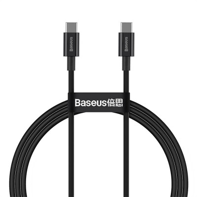 Кабель BASEUS Type-C to Type - C Superior Series Fast Charging Data Cable |1M, 5A, 100W| (CATYS-B02)