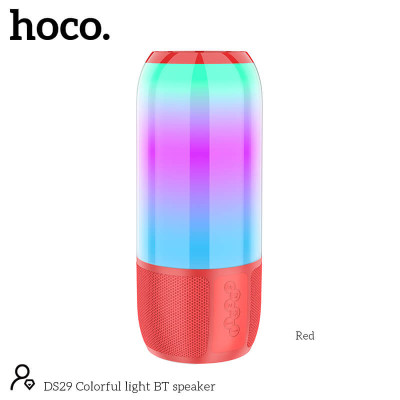 Акустика Hoco Colorful light BT speaker DS29 |BT5.0, AUX, FM, TF, USB|