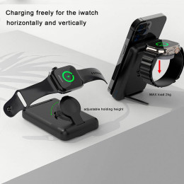 УМБ 2in1 Foldable Magnetic Wireless Charger with 5000mAh power bank D8 |Phone, Apple Watch| УМБ 2in1 Foldable Magnetic Wireless Charger with 5000mAh power bank D8 |Phone, Apple Watch|