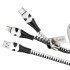 Кабель Hoco Combo 2 in 1 Lightning / Type-C Zipper charging cable U97 |0.96M, 2.4A|