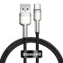 Кабель Baseus Cafule Series Metal Data Cable USB To Type-C |1m, 66W/6A|